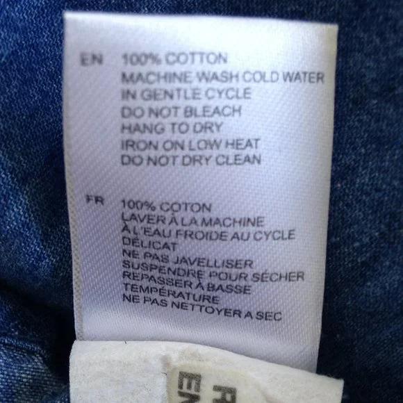 Denim Dress With Front Ruffle - Picture 8 of 13